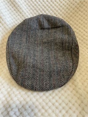 Hatterdashery Seattle Tweed  brown gray Herringbone newsboy Flat Cap